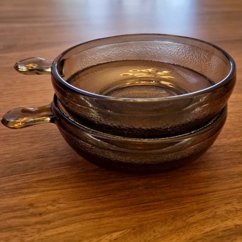 🥣 🧅 Glassbake French Onion Soup Bowls